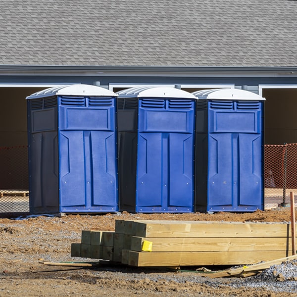 how far in advance should i book my portable toilet rental in New Hill